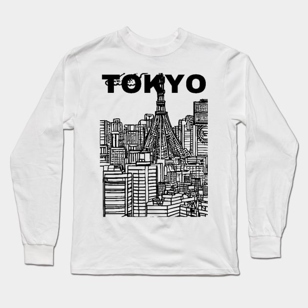 Tokyo Long Sleeve T-Shirt by Layaros